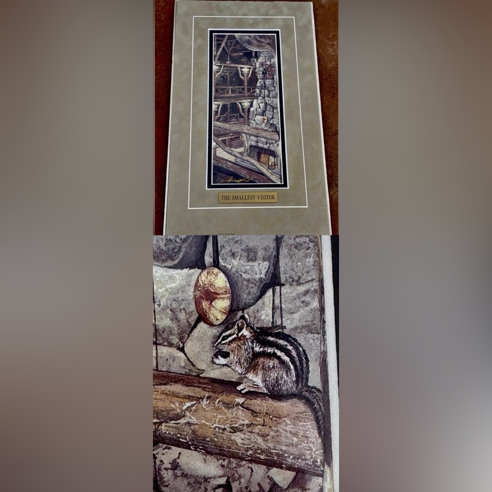 NEW SEALED Signed Print “The Smallest Visitor” by James Reed. Vintage 2005